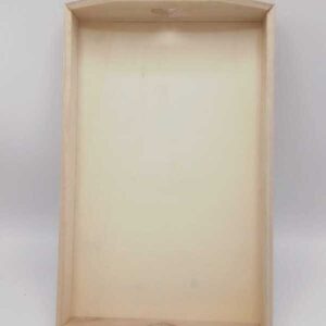 Alternative view of Vassoio balsa grande con manici cuore