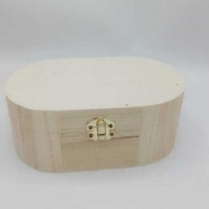Scatola balsa ovale piccola