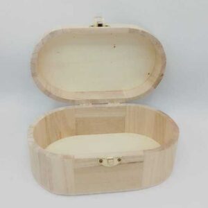 Alternative view of Scatola balsa ovale piccola