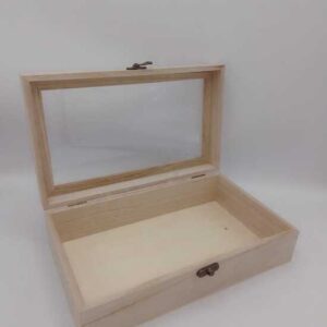 Alternative view of Scatola balsa con vetro media