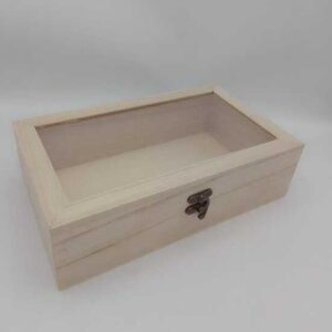 Scatola balsa con vetro media