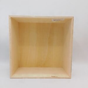 Mensola quadrata legno media