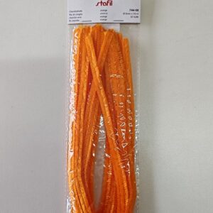 Filo animato di ciniglia arancio