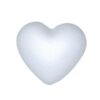 Cuore piatto in polistirolo 9x2,5cm