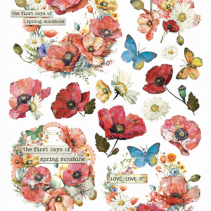 Carta di riso A4 Spring sunshine