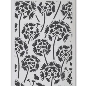 Stencil texture Dancing Dandelion