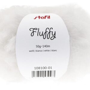 Filato peluche Fluffy bianco