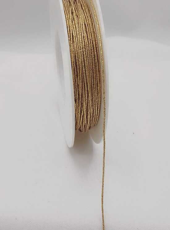 Rotolo 44mt cordoncino 1 mm oro