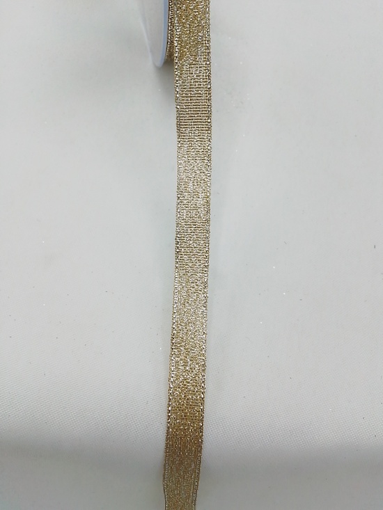 Rotolo 26mt nastro Shine oro freddo H10mm - immagine 2