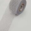 Rotolo 10mt nastro retina glitterata argento H50mm