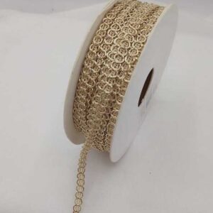 Rotolo 15mt nastro Braid oro H5mm